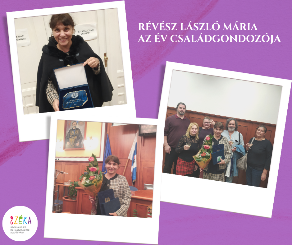 Az Év Családgondozója díjátadó kollégák részvételével