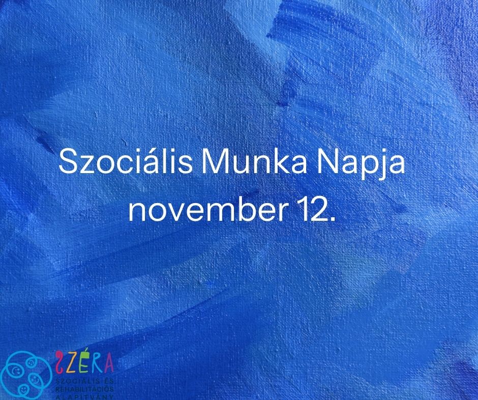 Szociális munka napja felirat