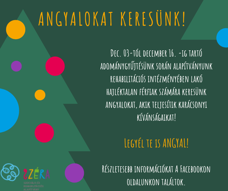 Rehab Angyalka adománygyűjtő kampány részletei