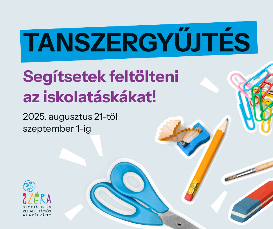 2025 tanszergyűjtés plakátja